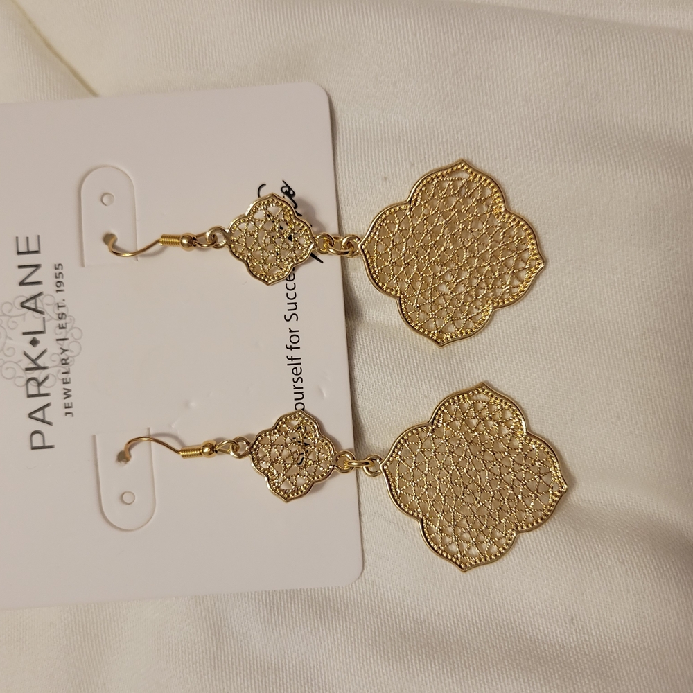 Park Lane Gold Dangle Earrings